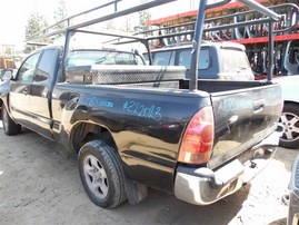 2008 Toyota Tacoma Black Extended Cab 2.7L AT 2WD #Z22023